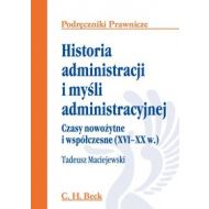 Historia administracji i myśli administracyjnej: Czasy nowożytne i współczesne (XVI - XX w.) - 621621i.jpg