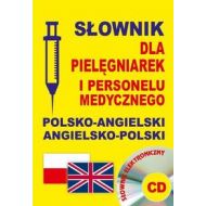 Słownik dla pielęgniarek i personelu medycznego polsko-angielski  angielsko-polski + CD - 653834i.jpg