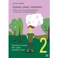 Czytam piszę rozumiem Pomoc dla nauczycieli przedszkoli i nauczania wczesnoszkolnego: Z Jackiem w świat liter, sylab, wyrazów, zdań - 820742i.jpg