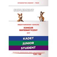 Matematyka z wesołym kangurem Suplement 2017 Kadet Junior Student - 879317i.jpg
