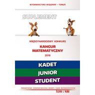 Matematyka z wesołym kangurem Suplement 2018 (Kadet/Junior/Student) - 935891i.jpg