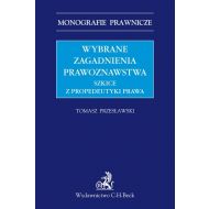 Wybrane zagadnienia prawoznawstwa: Szkice z propedeutyki prawa - 939345i.jpg