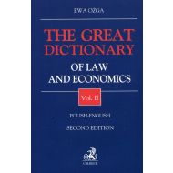 The Great Dictionary of Law and Economics. Vol. II. Polish - English - 95578600106ks.jpg