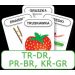 Karty Logopedyczny Piotruś Część XIV - głoski TR-DR, PR-BR, KR-GR